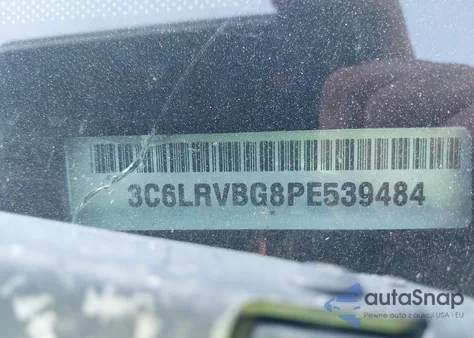 2023 Ram Promaster 1500 High Roof 136 Wb from USA, damaged, VIN 3C6LRVBG8PE539484